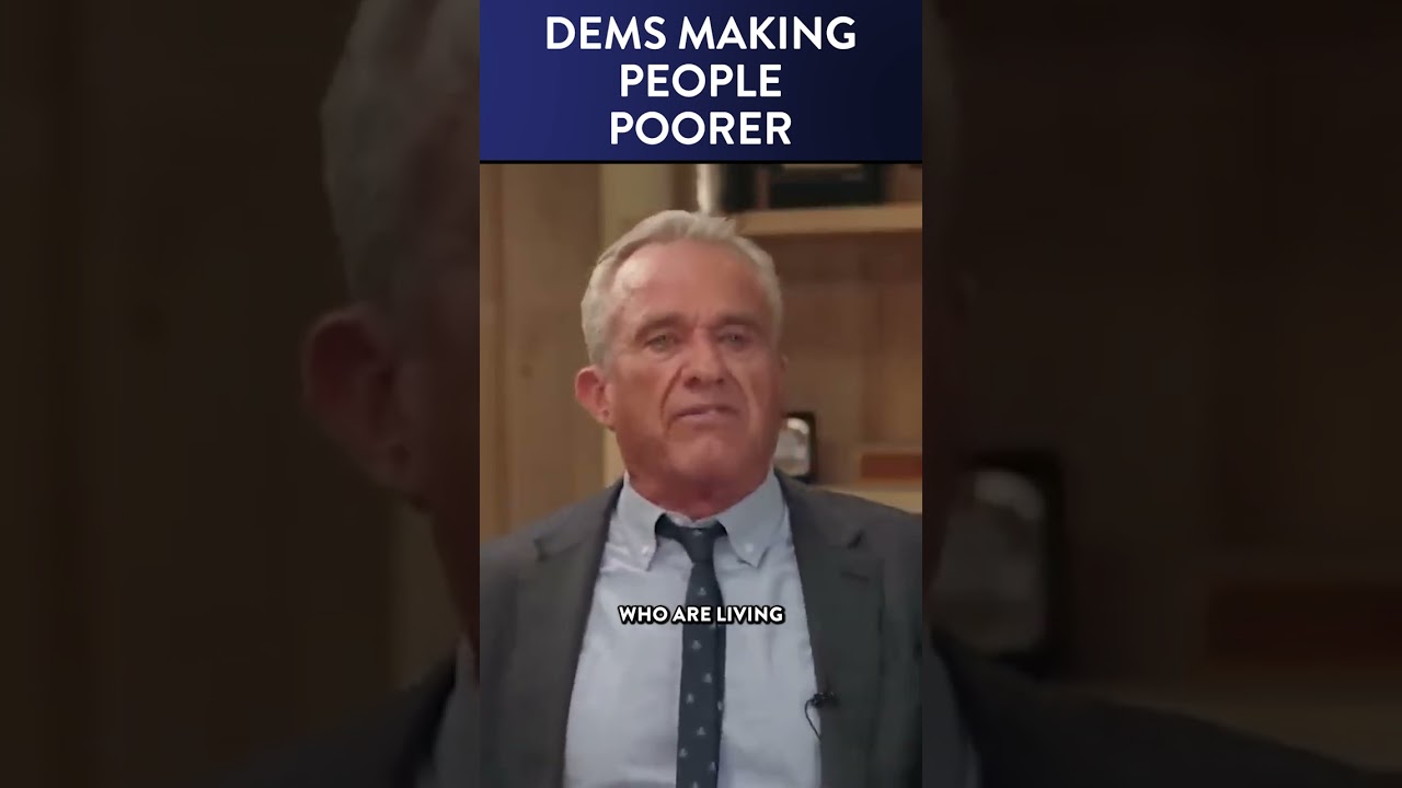 Watch Tucker Carlson's Face When RFK Jr. Tells Him Why Dems Hate the Poor #Shorts