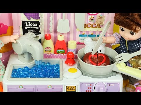 콩순이 주방놀이 요리놀이 음식 만들기 소꿉놀이 장난감 Baby Doll Kitchen Coking Food Toys