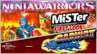 Darius Ii & The Ninja Warriors On Mister Fpga Multi-Screen Taito