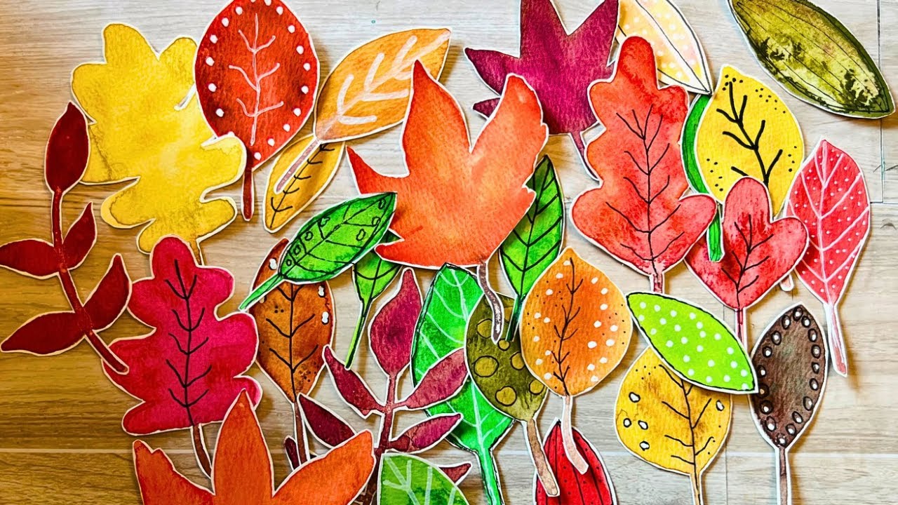 УКРАШЕНИЯ ДЛЯ ОСЕННЕГО ЖУРНАЛА | ИДЕИ ДЛЯ КОЛЛАЖЕЙ |