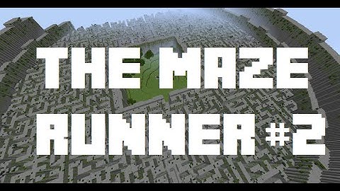 Minecraft Movies: The Maze Runner Adventure Map Part 2