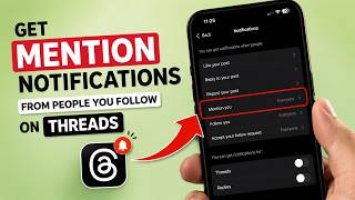 How to Get Mention Notifications From People You Follow on Threads