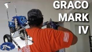 Spraying Level 5 Graco Mark IV part 1