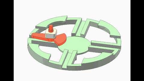 Internal Geneva mechanism 2