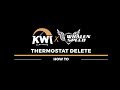 KWI x WSRD Thermostat Delete install
