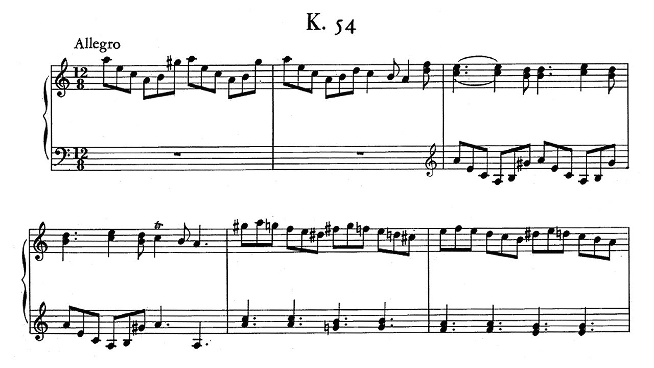 Scarlatti: Keyboard Sonata in A minor K. 54 - Ralph Kirkpatrick