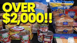 DINNER IDEAS!  Monthly Grocery Haul For A LARGE FAMILY Of 13!  HEB and Aldi!  (Large Family Life)
