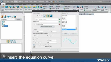 Equation Curve in ZW3D 2012 SP1