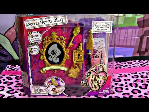 EVER AFTER HIGH SECRET HEARTS DIARY REVIEW VIDEO!!! :D