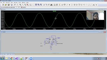 BJT  differential amplifier using LTSPICE software