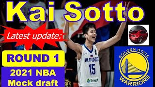Kai Sotto Latest Update First Round Draft 24 By Golden State Warriors Draft Site 2021 Nba Mock Draft Youtube