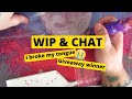 Diamond Paint With Me WIP &amp; Chat | My week, the dentist, giveaway winner and more!