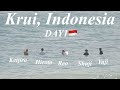 【南スマトラ着!】長旅の末、到着したクルイで初サーフ!