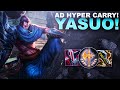 YASUO IS SUCH A GOOD AD HYPER CARRY! | League of Legends