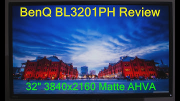 BenQ BL3201PT & BL3201PH Review: 4k Matte 8 Bit +FRC AUO AHVA