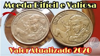 Moeda difícil e Valiosa de 10 centavos 2000 Brasil Duplo, Valor atualizado 2020