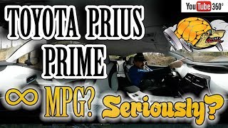 Toyota Prius Prime Plug-In Hybrid MPG Drive - Infinite MPG? Seriously? 360º VR