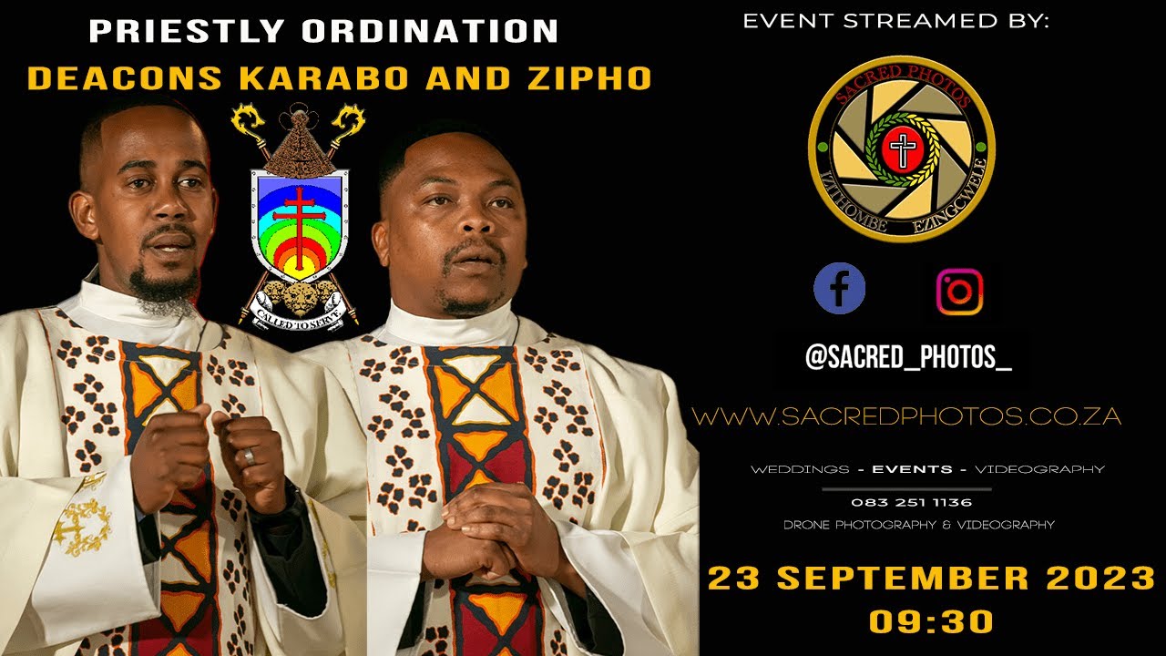 Priestly Ordination 2023 by His Grace Archbishop Buti Joseph Tlhagale OMI