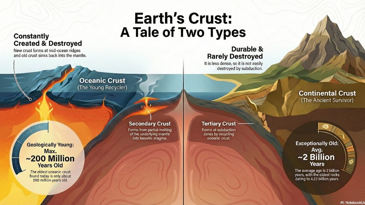 The Earth's Dynamic Crust: Origins and Ages - YouTube