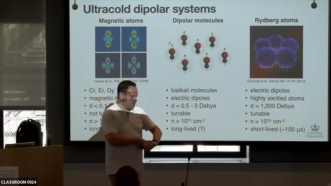 Sebastian Will - Synthetic Dipolar Quantum Matter (September 27, 2022)