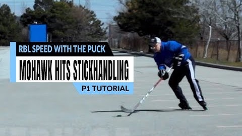 Rollerblade Speed with the Puck Mohawk Hits Stickhandling