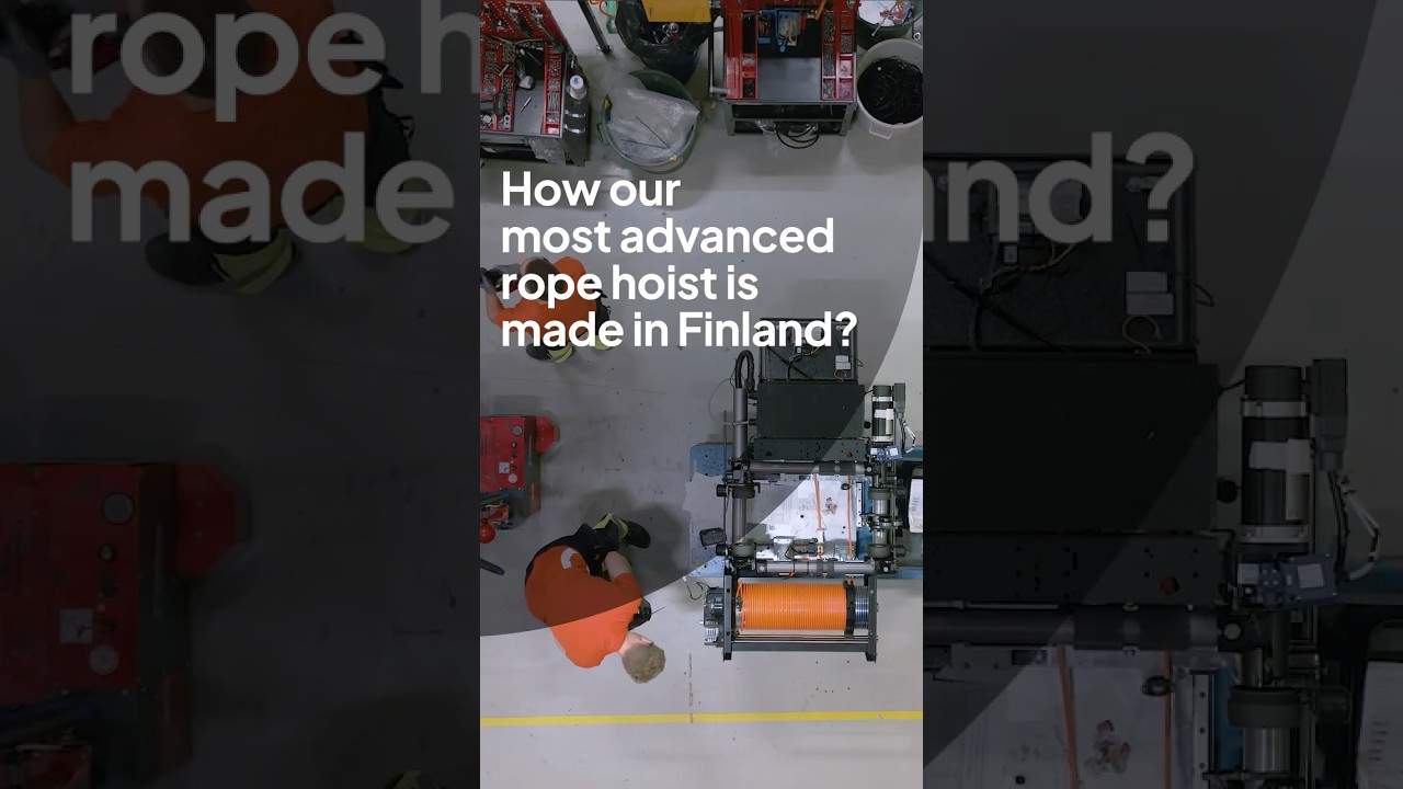 Konecranes S-series - How our most advanced rope hoist is made: teaser