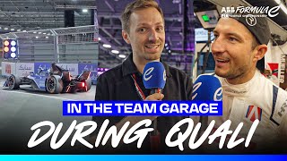 In The Team Garage During Qualifying 👀 | 2025 Marvel Fantastic Four London E-Prix