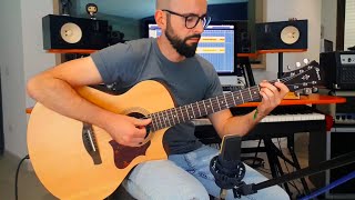 IBANEZ AE1 ACOUSTIC GUITAR ENG subs Demo and Review by RICCARDO GIOGGI