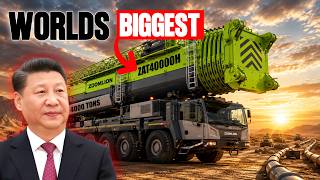 China Built a 4,000-Ton Monster Crane to Conquer the Gobi Desert | Zoomlion