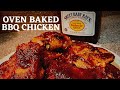 Easy Oven Baked BBQ Chicken//crispy oven baked BBQ chicken