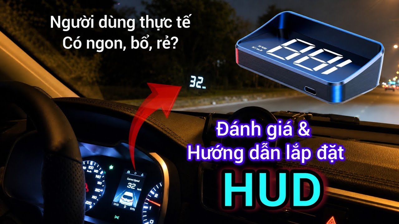 [Người dùng thực tế] HUD M2 - Đánh giá và hướng dẫn lắp đặt (Có ngon ...