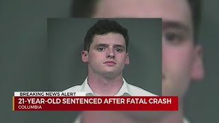 Man sentenced in deadly Columbia crash