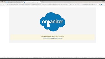 ORGanizer Chrome Extension Demo - Login with OAuth