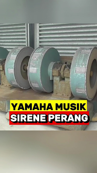 When Yamaha Turned a World War II War Siren Into a Melodious Melody Siren‼️