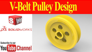 How to Design Pulley in Solidworks   #pulleydesignsolidworks