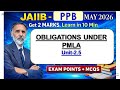 Obligation under PMLA