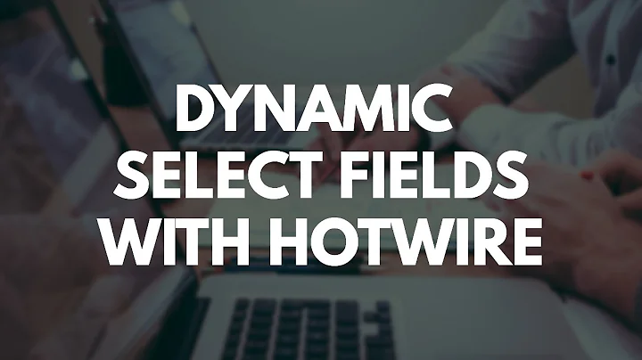 Dynamic Select Fields in Rails using Hotwire