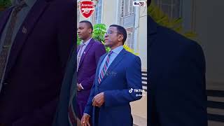 Katikkiro Charles Peter Mayiga happy that Arsenal is near to Premier league trophy