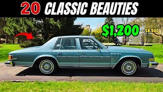 20 Classic Cars You Can Afford – $1,200 to $8,500!