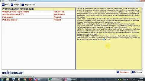 How to Diagnose and Fix Flashing Odometer on Any Alfa Romeo Using MES, Proxy Alignment Procedure
