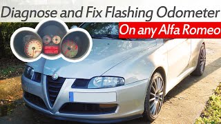 Match Highlights How to Diagnose and Fix Flashing Odometer on Any Alfa Romeo Using MES, Proxy Alignment Procedure