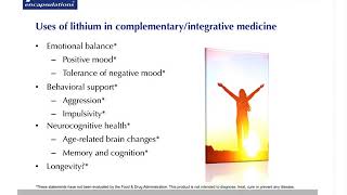 LowDose Lithium for Emotional Wellness and Neurocognitive Support*