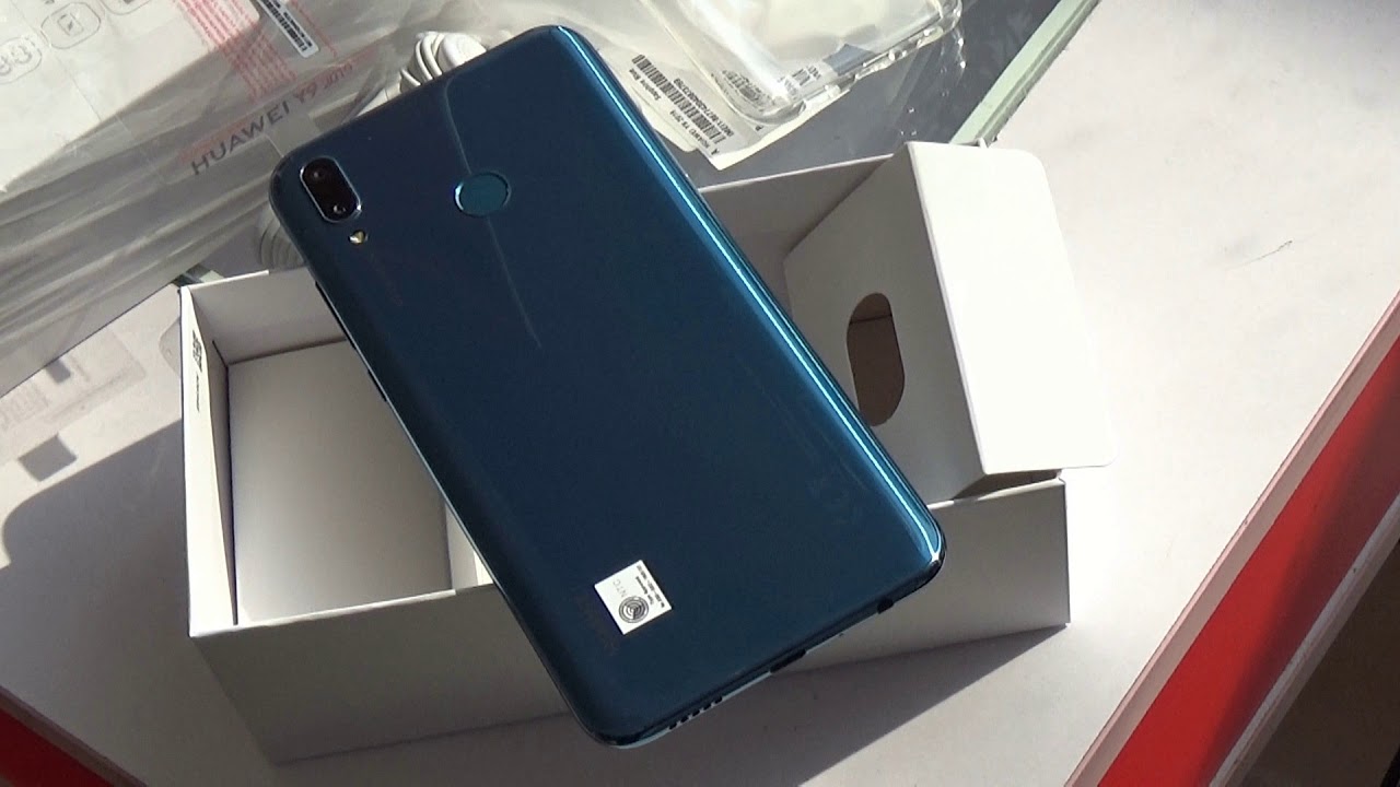 Huawei Y9 2019 Sapphire Blue Color Youtube