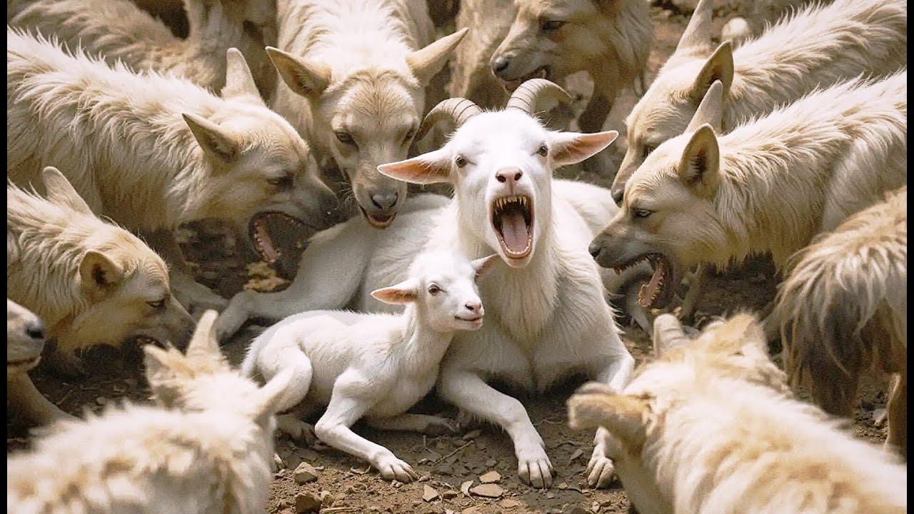 A Poor Baby Goat Lost Her Mother kind man rescue poor baby Goat was injured