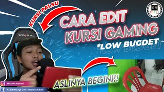 Cara Edit Kursi Gaming Palsu Untuk Streaming Background Greenscreen