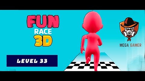 Fun Race 3D level 33 part 1 + 2 | Fun Race 3D Game | Mega Gamer
