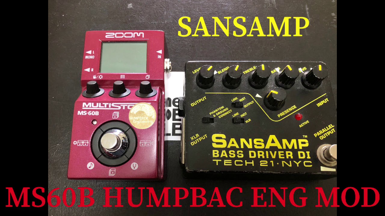 ギター HUMPBACK ENGINEERING MS-60B MOD. Ver 2 ZOOM MS-60B HUMPBACK engineering MOD <ズーム>｜平野楽器