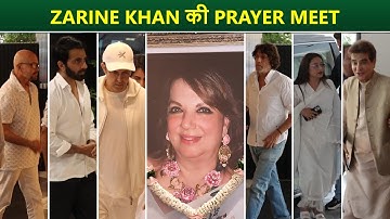 Zarine Khan’s Prayer Meet | Full Video | Hrithik, Sussanne Khan, Zayed Khan & Family Pay Tribute
