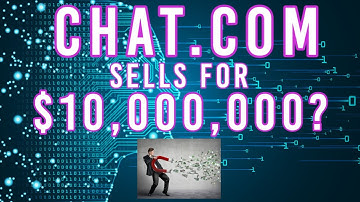 Chat.com sold for 10M 10,000,000 dollars or more? Is it for AI purposes. Did that just happen? Who?