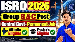🔥 Group B &C - Permanent Central Govt Job 💪 isro iprc recruitment 2026 screenshot 3
